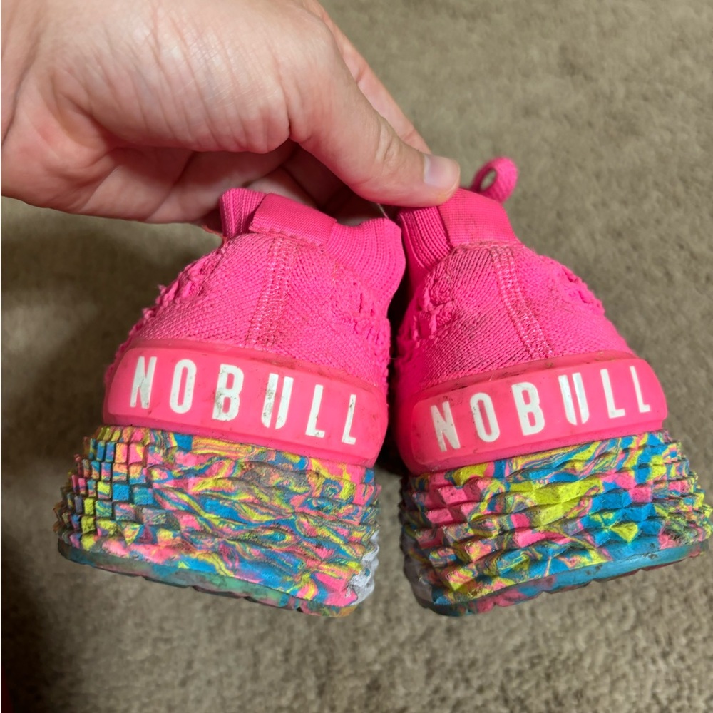 No bull pink running shoes size 8.5